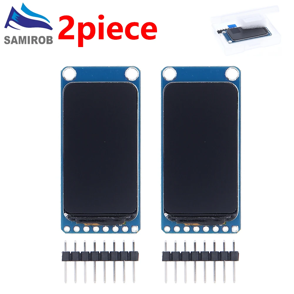 2 Stück 1,47 Zoll 1,47 Zoll 172 x 320 Vollfarb-TFT-HD-IPS-Bildschirm LCD-LED-Anzeigemodul 172 x 320 ST7789 Controller 3,3 V SPI-Schnittstelle Image