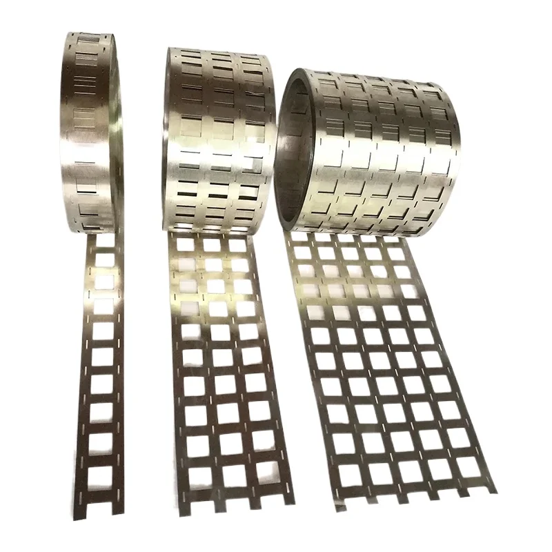 1 kg 2P 4P 6P 18650 Lithium-Batterie Punktschweißen Nickelblech 0,15 mm Dicke vernickelte Streifen 18,5/20,2 mm Abstand Image