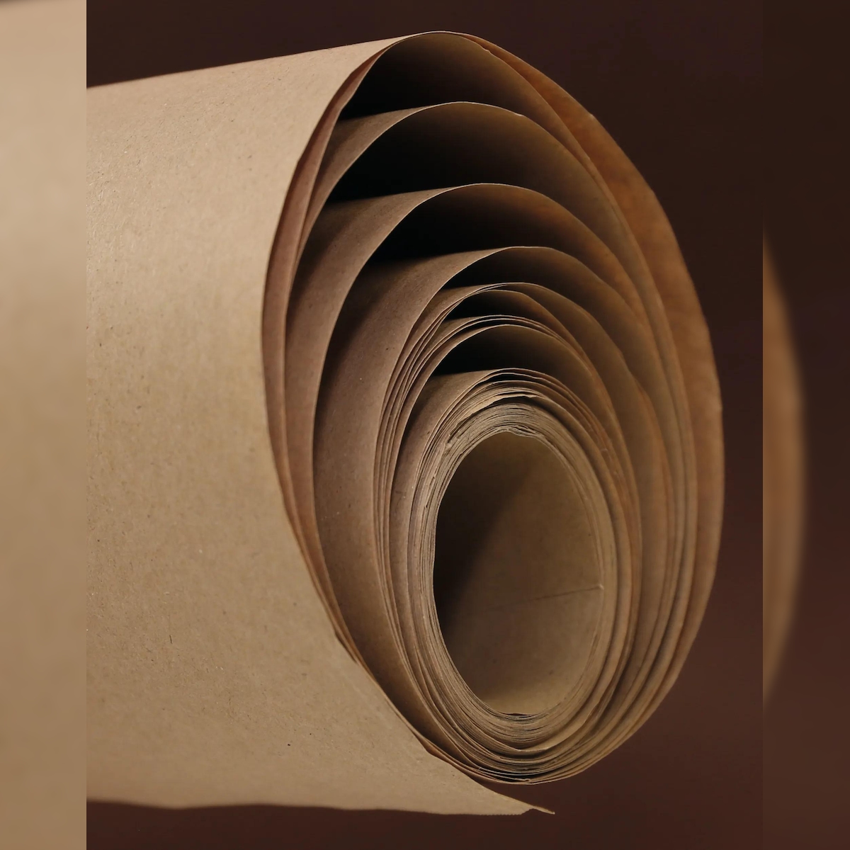 Clairefontaine 15x Recycling-Kraftpapier braun 70g, Rolle 10x1m - Kartonbraun 395071C Image