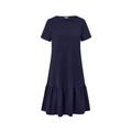 Tchibo - Jerseykleid mit Volant - Damen - Gr. XXL - dunkelblau