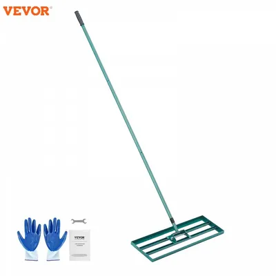 VEVOR Lawn Leveling Rake Level Lawn Tool, Heavy-duty Lawn Leveler with Extended Handle Yard
