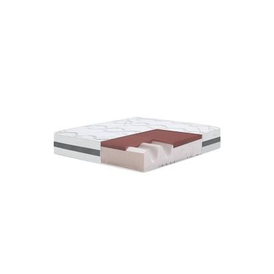 THE WHITE STONE Doppelmatratze 165x220 Memory Foam Premium Quality, Antibakteriell, Anti-Milben, Anti-Allergie.| Höhe 27 cm | Made in Italy Image