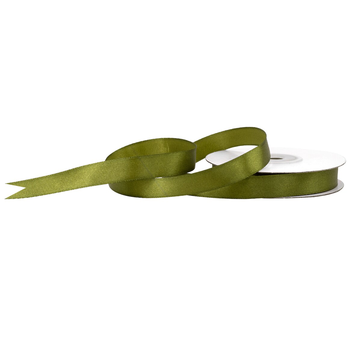 Creativery 12mm Satinband 25m Schleifenband Geschenkband Deko Stoffband Bastelband Olivgrün Image