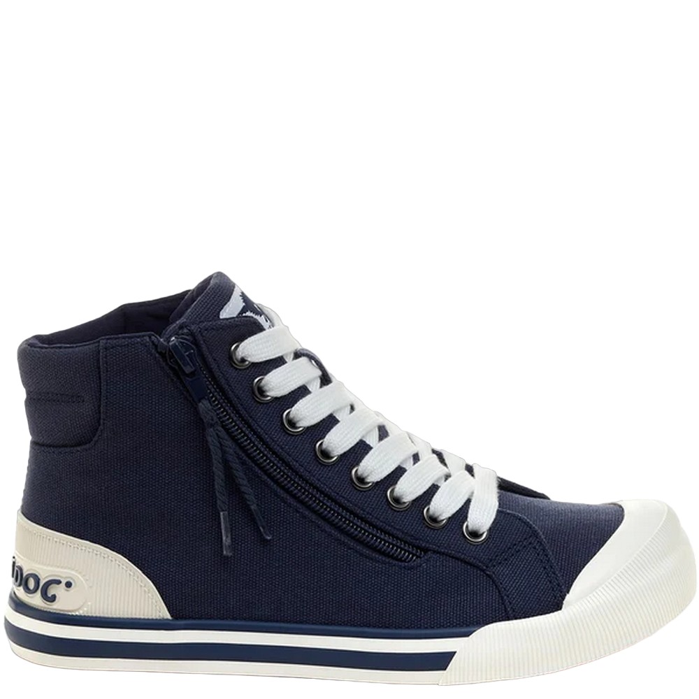 Rocket Dog Womens/ladies Jazzin Hi Trainers (navy) - Size UK 7 | Rocket Dog Sale | Discount Designer Brands