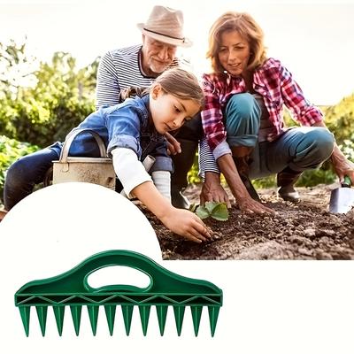 TEMU 1pc, Manual Garden Tool, Hand-held Seed Planter, Gardening Seed Tool, Vegetable Plant Cutting Tool Image