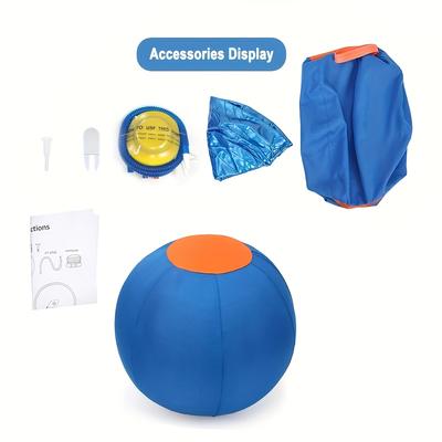 TEMU Sheep Herding Ball, And Cattle Ball Dog, Border Collie Blue-footed Sheep Herding Toy, Shepherd Toy Large Inflatable Pet Ball, Non-bite Image