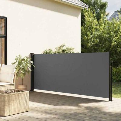 TEMU Side Awning Extendable 120x500 Cm, Polyester Fabric With Pu Coating Image