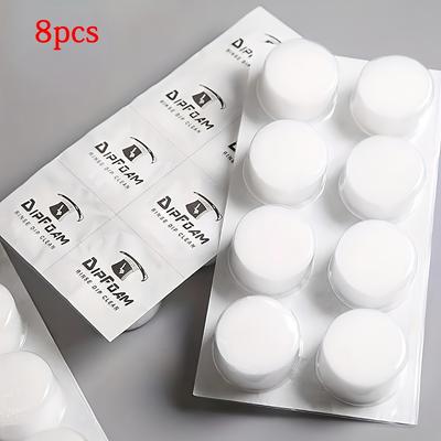 TEMU 8/24pcs Unscented Tattoo Dip , Disposable, Foam Rinse Caps Cups, Use Without Electricity, Without Battery, For Professional Tattoo Needle And Tip Rinse Dip Clean Image