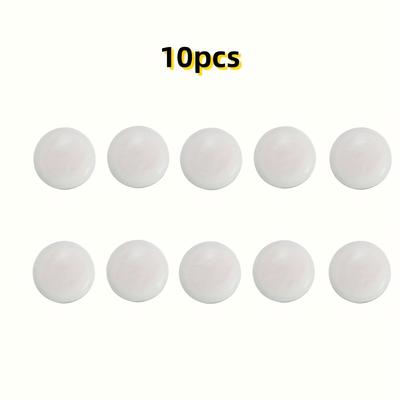TEMU 10pcs Heavy-duty Silicone Magnets For Shower Curtain, Tablecloth & Flag - Rust-proof Wall-mounted Holders, No Power Needed, , For Home & Outdoor Use Image