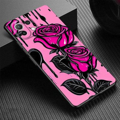TEMU Pink Rose Phone Case For Huawei P20 Lite P30lite Z 2019 P40 Lite P30 Image