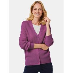 Goldner Strickjacke Damen lila, 50