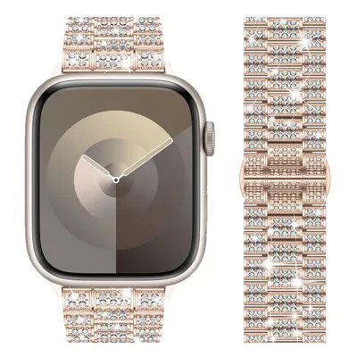 Diamant band für Apple Watch Ultra 2 Band 49mm 42mm 46mm 41mm 45mm 40mm 44mm Metall armband iwatch Image