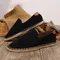 Men's Loafers, Hemp Rope Soles, Canvas Shoes, Vacation Casual Shoes, Flats Shoes, Women's Woven Shoes, Breathable Cloth Shoes, Suede Straw Non-Slip Men's Shoes, Women's Shoes, Couples' Embroidered