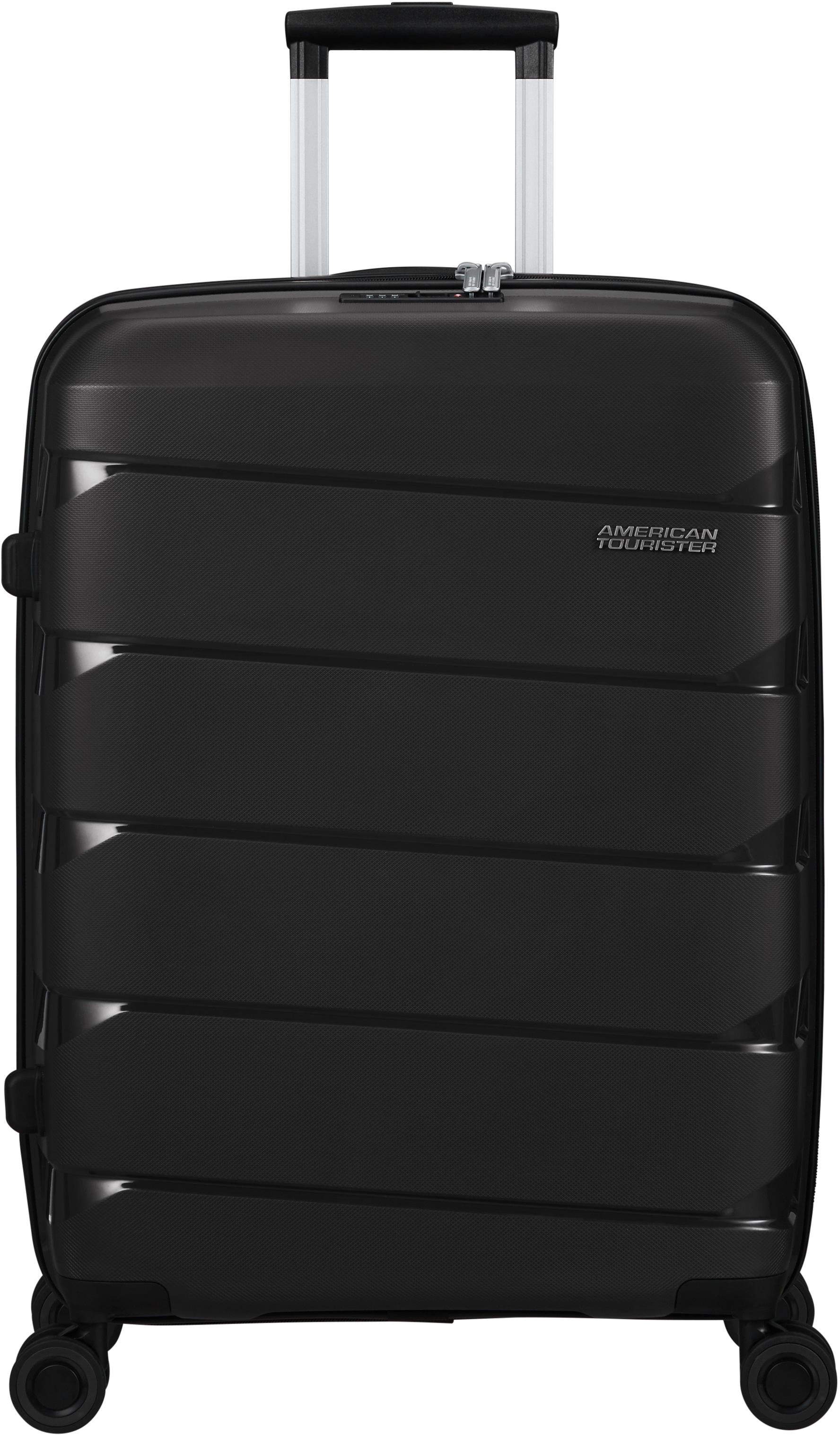 Hartschalen-Trolley AMERICAN TOURISTER "AIR MOVE, in verschiedenen Farben und Größen", Gr. B/H/T: 46,5 x 66 x 25 61, schwarz, Polypropylen, unifarben, Koffer, Koffer Reisegepäck Koffer groß Reisekoffer TSA-Zahlenschloss Image