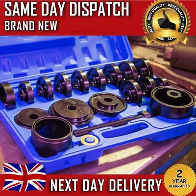 23Pc Front Wheel Drive Bearing Puller Press Removal Installation Tool Kit Set U
