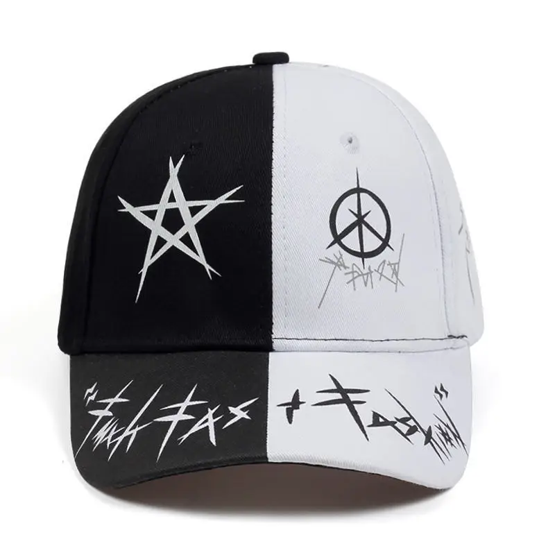 Frühling/Sommer Herren- und Damen-Baseballmützen Hip Hop Sonnenschutz Vielseitiger schwarzer lässiger Sun Duck Tongue Hat