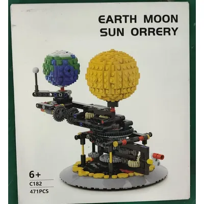 471 Stück Erde Mond Sonne Orrery Bausteine für Kinder Spielzeugsteine für Kinder Image