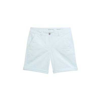 TOM TAILOR Damen Chino Bermuda Shorts, blau, Gemustert, Gr. 46 Image