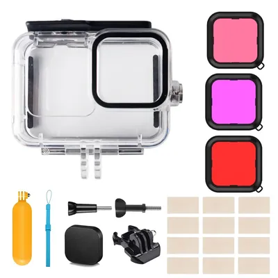 Waterproof Housing Case Protective Underwater Dive Shell for GoPro Hero 13 12 11 10 9 Black Action
