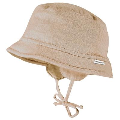 maximo - Baby's Hütchen Musselin Band Ohrenkl. Futter - Hut Gr 39 cm beige Image