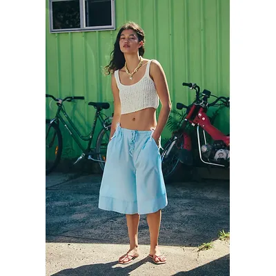 Menorca Slouchy Capris by free-est at Free People in Larkspur, Size: Medium