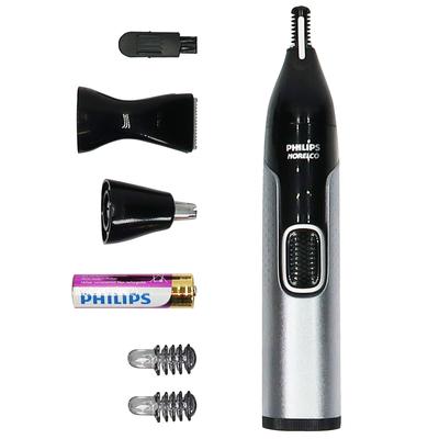 Philips NorelcoNose Trimmer 5000 for Nose, Ears, Eyebrows #NT5600/62 (Black/Silver)