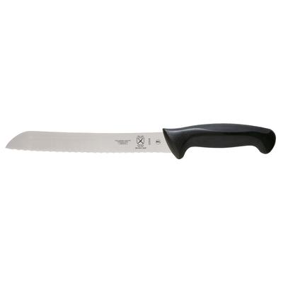 Mercer Culinary M22508 8" Bread Knife w/ Black Santoprene/Polypropylene Handle, High Carbon Japanese Steel
