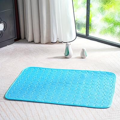 TEMU 1pc Cooling Mat - Portable, Breathable, Washable Pet Bedding With Cover For Indoor & Outdoor Use, Ideal For , Pet Bedding | Modern Pet Bed | Durable Pet Bedding Image