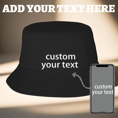 TEMU Customizable Bucket Hat - /logo/name, Paisley Pattern, Adjustable Snap Closure, Breathable Unisex Hat For , Outdoor & Easter , Personalized Hat, Custom Event Accessories, Comfortable Headwear Image