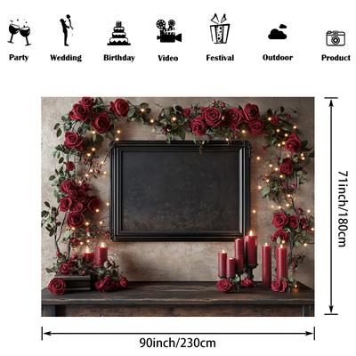 TEMU 1pc Decoration For Weddings, Birthdays, And Room Decor Party Banner Image