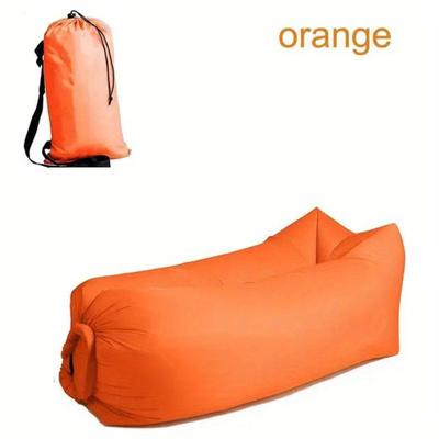 TEMU Inflatable Sofa: Versatile, Foldable, Soft & Fast Inflation For Camping & Lounging! Christmas, Halloween, Thanksgiving Gift Image