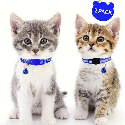 TEMU 2pcs Reflective Pet Collars, Light Up When Illuminated, Keep Your Pets At Night Image