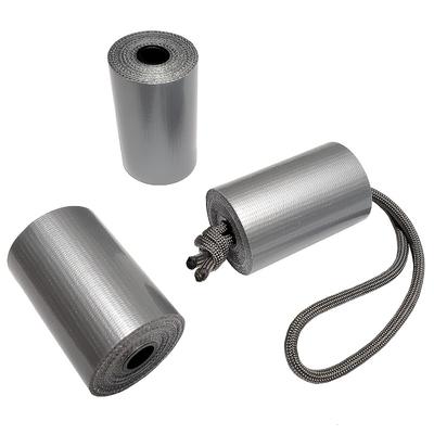 TEMU Silvery Duct Tape Heavy Duty Waterproof Gear Compact Tape Roll For Kit, Travel, Camping, Hiking, Survival Kit, Household, Patching Multipurpose Image
