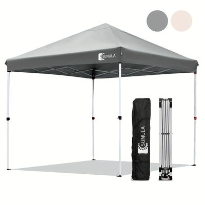 TEMU Sunula Pop Up Tent, With Carry Bag, Gazebo 3x3 Stable Winterproof, Foldable Gazebo With Thickened Tubes, Garden Gazebo Party Tent For Camping Festival Party. Image