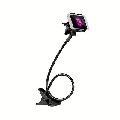 TEMU Gooseneck Mobile Phone Stand Universal 360 Degree Flexible Mobile Phone Stand Installed On The Desktop And Bed Installation Long Arm Clip Suitable For Mobile Phone 3.5 To 6.7 Inches Device Device Image