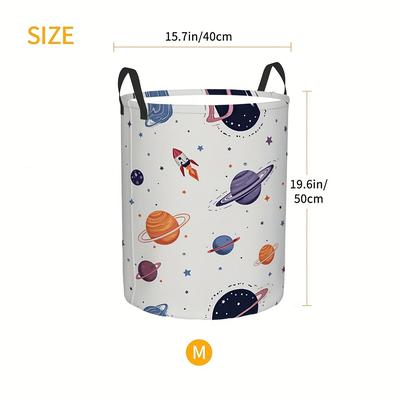 TEMU 1pc, Laundry Basket, Storage Hamper For Clothes And , Convenient Organization Bin, Laundry Baskets Image