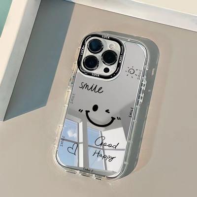 TEMU Mirror Phone Case Compatible With Iphone, X, Xr, Xs, 8, 8plus, 11, 12, 13, 14, 15, 15pro, Max, Se2, 16 Image
