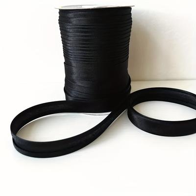 TEMU 10 Meters Long, 1.5cm Wide Golden Silvery Red Green Non-iron Glossy Bread Edge Cloth Strip Belt Pillow Sofa Rolled Edge Strip Single Color Non-iron Handmade Diy Strip Image