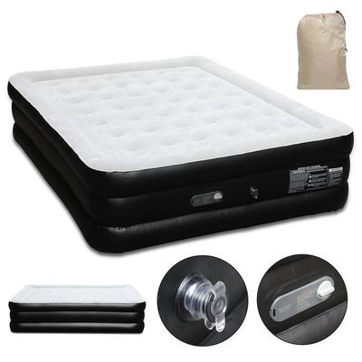 TEMU Air Mattress Camping For 1 Person, Self-inflating Air Bed Inflatable Mattress With Built-in Electric Pump With Carry-on Bag, For Home Use Image