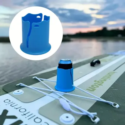 1PC Kayak Drink Holder Surfboard Bottle Cup Holder Kayak Rope Binding Drink Holder Kayak Accessories Water Sports