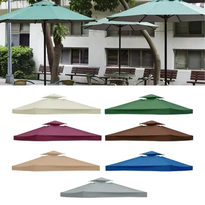 Canopy Top Cover with Air Vent Gazebo Roof Shelter Tarp Canopy Replacement Outdoor Sunshade Shelter
