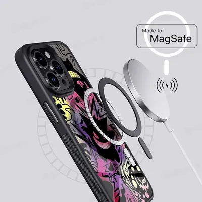 P-PokemonS Anime G-Gengar Phone Case Magnetic Case For IPhone 16 14 13 12 11 15 Pro Max Plus For Magsafe Wireless Charge Cover