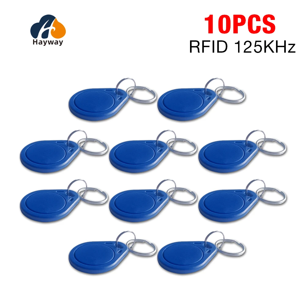Hayway RFID SmartID 125KHz T5577 Wiederbeschreibbarer, austauschbarer Kopieranhänger, Abzeichen, Klon, kompatibel mit HID-Token, EM4305-Schlüssel, dünne Karte, Kopieren, Schreiben Image