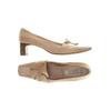 Janet & Janet Damen Pumps, Gr. 40, beige, Leder