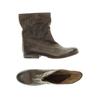 Yellow Cab Damen Stiefelette, Gr. 42, braun, Leder