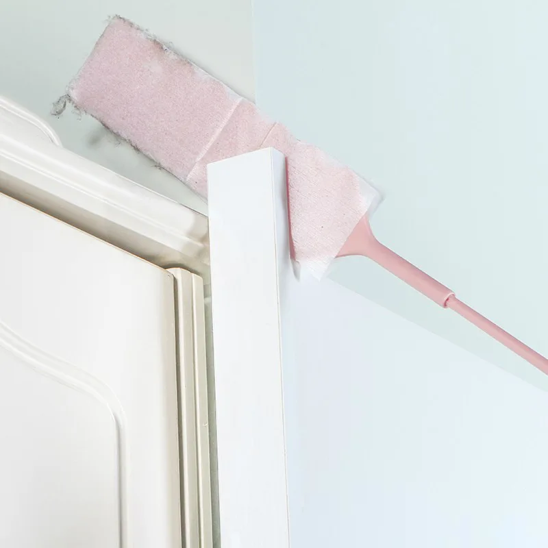 Lückenreinigungsbürste, elektrostatischer Abscheuer-Staubwedel für den Haushalt, Staubentfernungsbürste für die Bodenreinigung des Sofabettes mit langem Griff Image