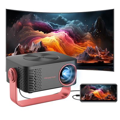 Portable Projector Native 1080P 4K Auto Focus and Keystone Correction 360 Adjustable Stand Detachable Portable