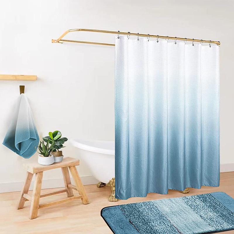 Shower Curtain Sets 180cm180cm(7070) for Bathroom Accessories, Fabric Polyester Waterproof Modern Shower Curtain Liner with 12 Hooks