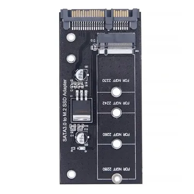 M.2 NGFF SSD To SATA 3 3.0 Adapter Card Converter B B&M Key Protocol Solid State Disk Drive 2230