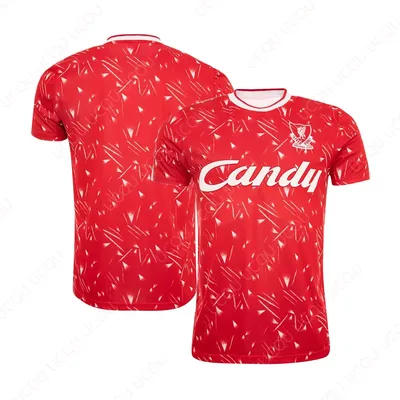 Liverpool Home Shirt 1989/90 Outdoor Mens Sweat Absorbent Quick Dry Soccer Jersey Summer Classic